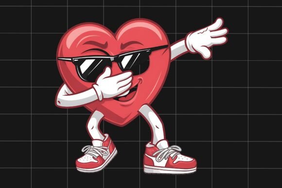 Download Dabbing Dab Heart Funny Valentine's PNG - Funny valentine's png Collection