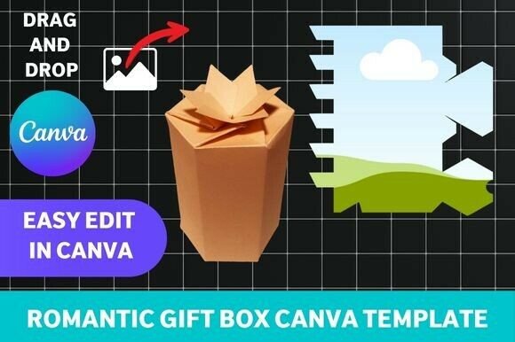 Download Romantic Gift Box Template - Template Collection