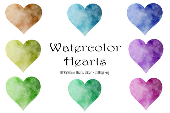 Download Watercolor Heart Clipart, Valentines Day - Watercolor Collection