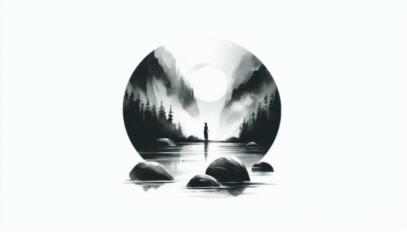 Download Watercolor Shadows Mist River - Watercolor Collection