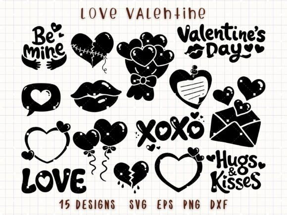 Download Love Valentine SVG Valentines Day Quote - Premium Bundle