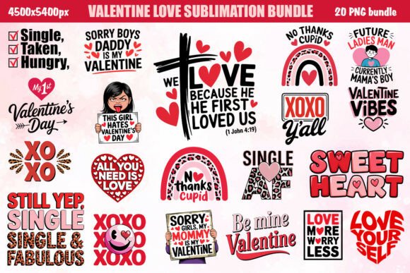 Download Funny Valentines, PNG Bundle - Premium Resources