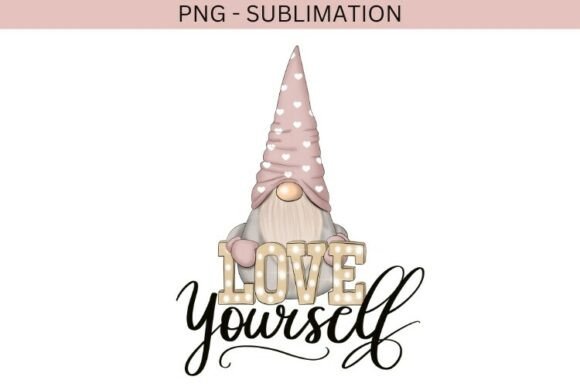 Download Valentine Gnome Png Design for T-shirts - Valentine gnome Collection